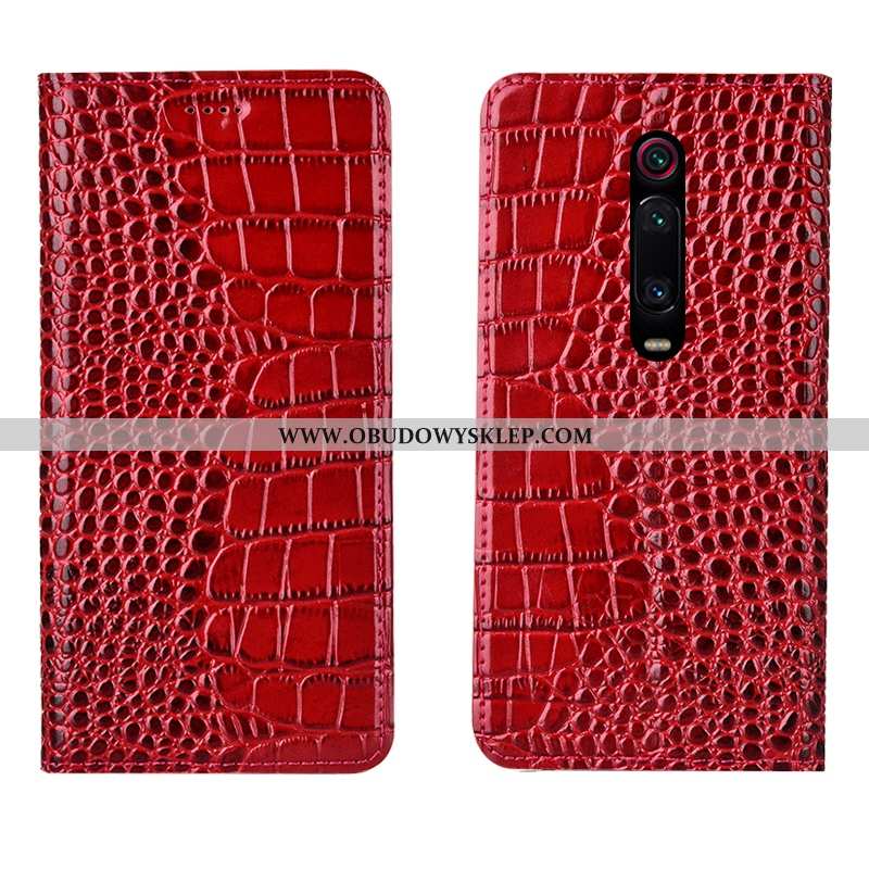 Obudowa Xiaomi Mi 9t Pro Prawdziwa Skóra Pokrowce Niebieski, Etui Xiaomi Mi 9t Pro Ochraniacz Telefo