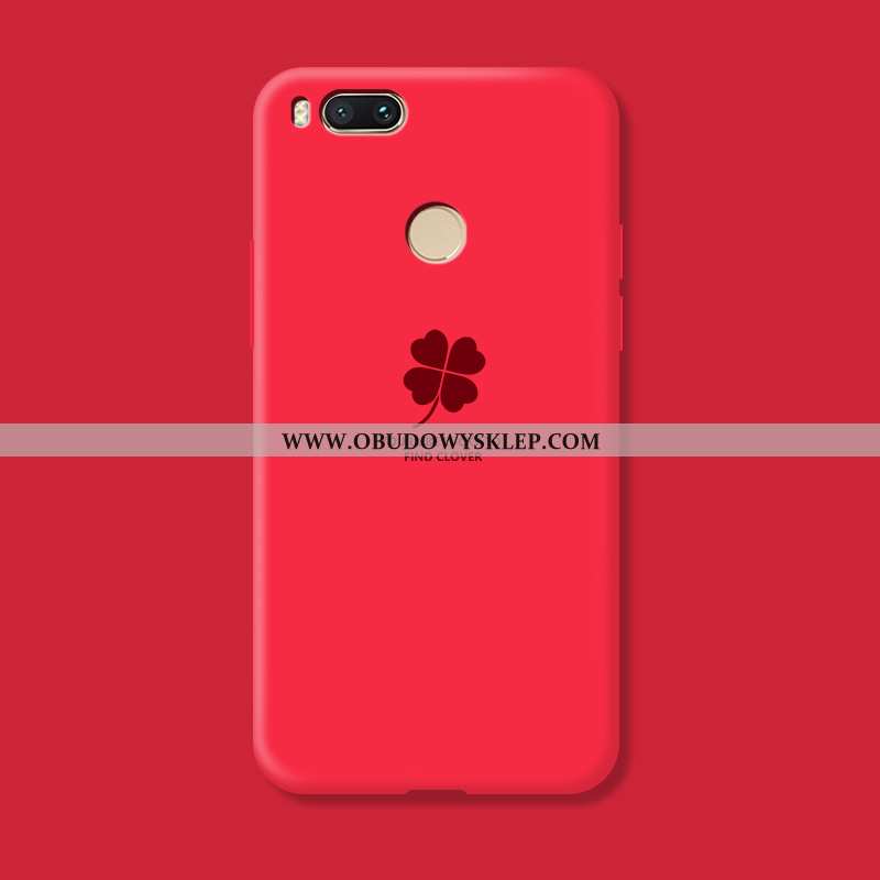 Obudowa Xiaomi Mi A1 Miękki Futerał Zakochani, Etui Xiaomi Mi A1 Silikonowe Mały Czerwona