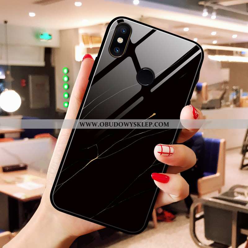 Obudowa Xiaomi Mi A2 Szkło Mały Anti-fall, Etui Xiaomi Mi A2 Osobowość Futerał Niebieska