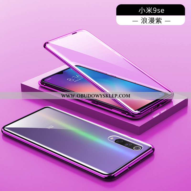 Obudowa Xiaomi Mi A3 Szkło Niebieski Dwustronny, Etui Xiaomi Mi A3 Przezroczysty Magnetyzm Niebieska