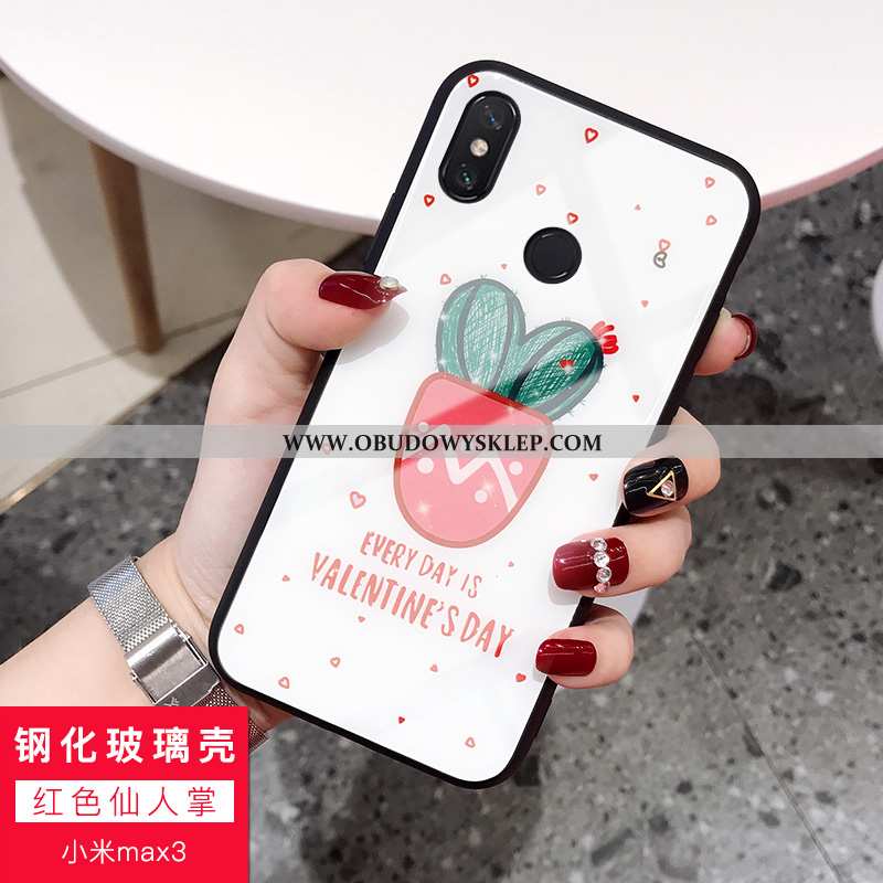 Obudowa Xiaomi Mi Max 3 Silikonowe Futerał Mały, Etui Xiaomi Mi Max 3 Ochraniacz Różowe Rozowa