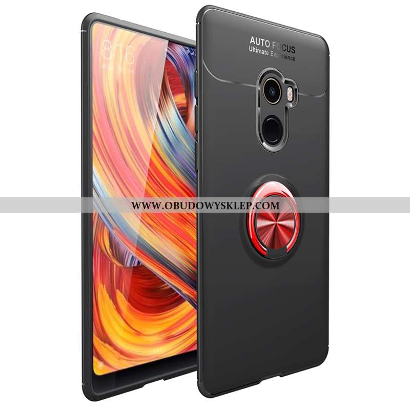 Obudowa Xiaomi Mi Mix 2 Silikonowe Czarny Ring, Etui Xiaomi Mi Mix 2 Miękki Futerał Czarna