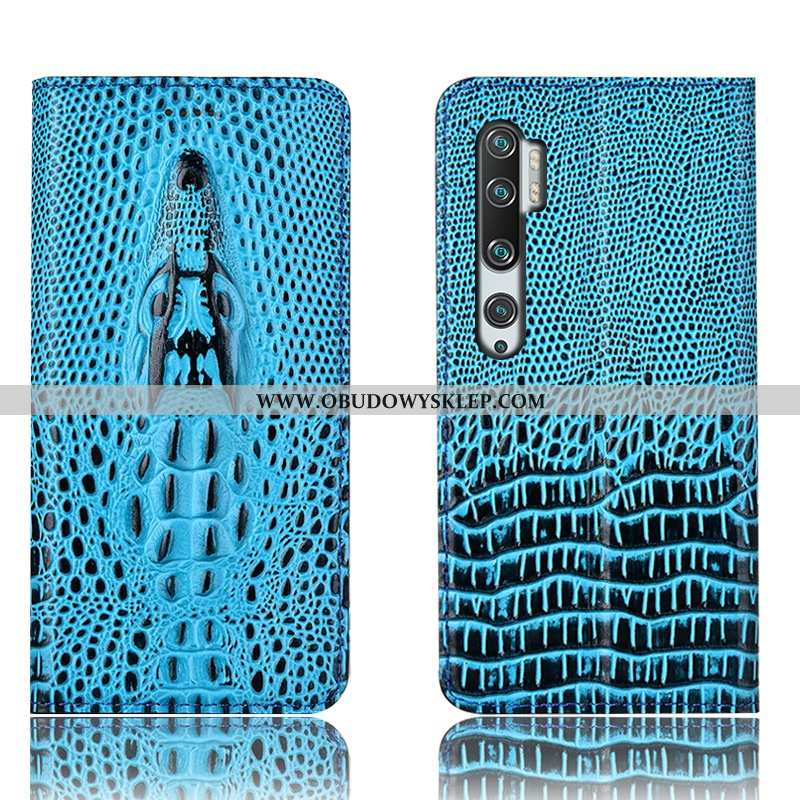 Obudowa Xiaomi Mi Note 10 Skórzane Etui Czerwony, Xiaomi Mi Note 10 Ochraniacz Mały Brązowe