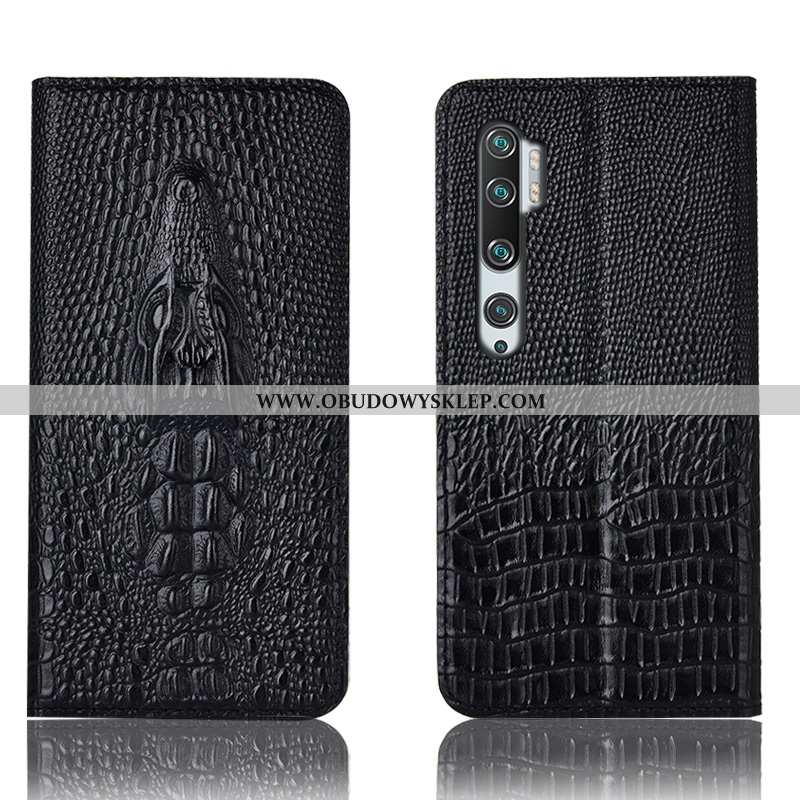 Obudowa Xiaomi Mi Note 10 Skórzane Etui Czerwony, Xiaomi Mi Note 10 Ochraniacz Mały Brązowe