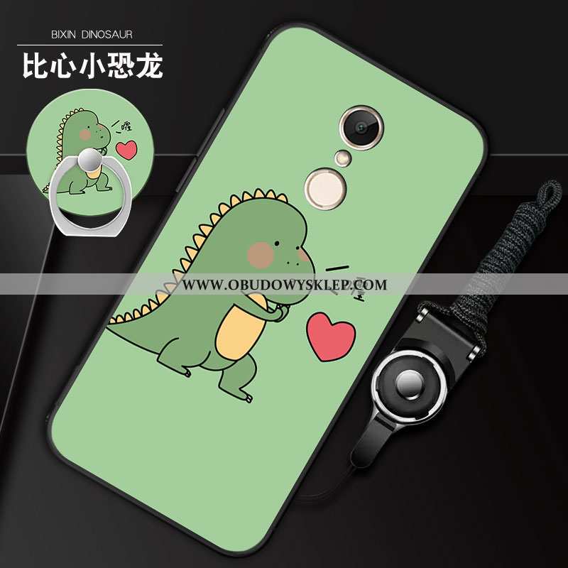 Obudowa Xiaomi Redmi 5 Miękki Zielony Wiszące Ozdoby, Etui Xiaomi Redmi 5 Silikonowe Zielone