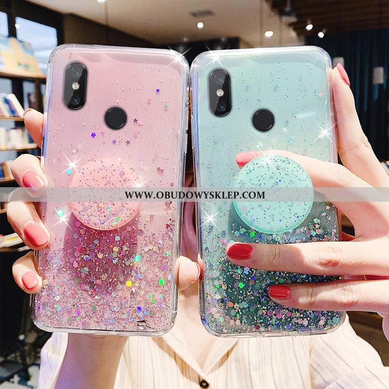 Obudowa Xiaomi Redmi Note 6 Pro Kreatywne Przezroczysty Czerwony Netto, Etui Xiaomi Redmi Note 6 Pro