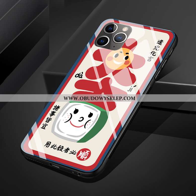 Obudowa iPhone 11 Pro Max Silikonowe Duży Rat, Etui iPhone 11 Pro Max Ochraniacz Czerwony Czerwona