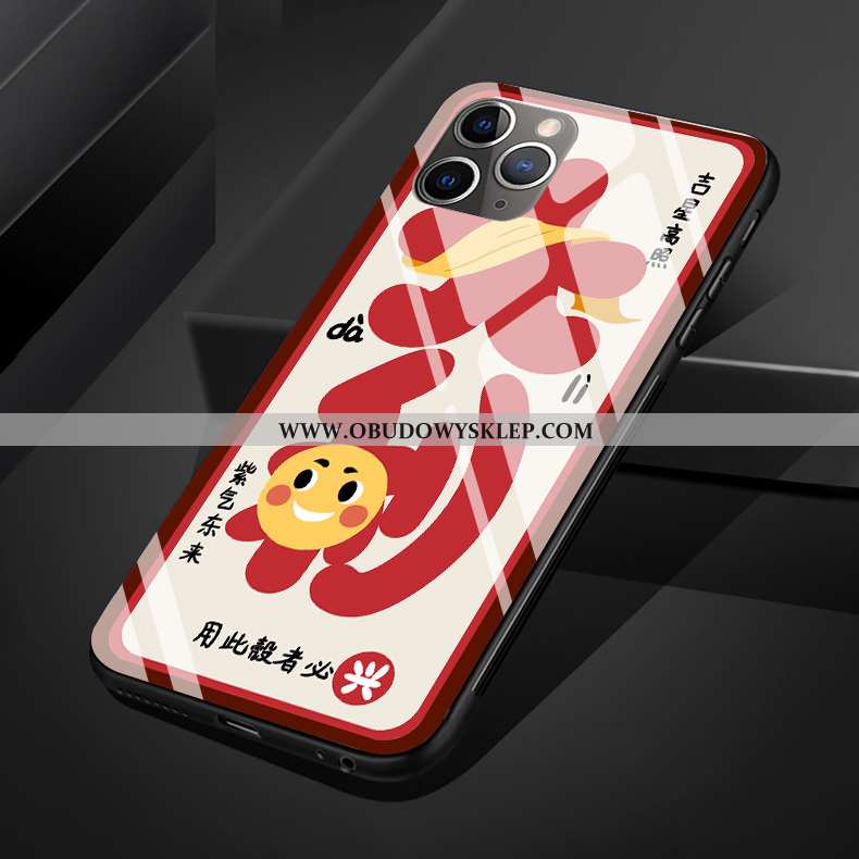 Obudowa iPhone 11 Pro Max Silikonowe Duży Rat, Etui iPhone 11 Pro Max Ochraniacz Czerwony Czerwona