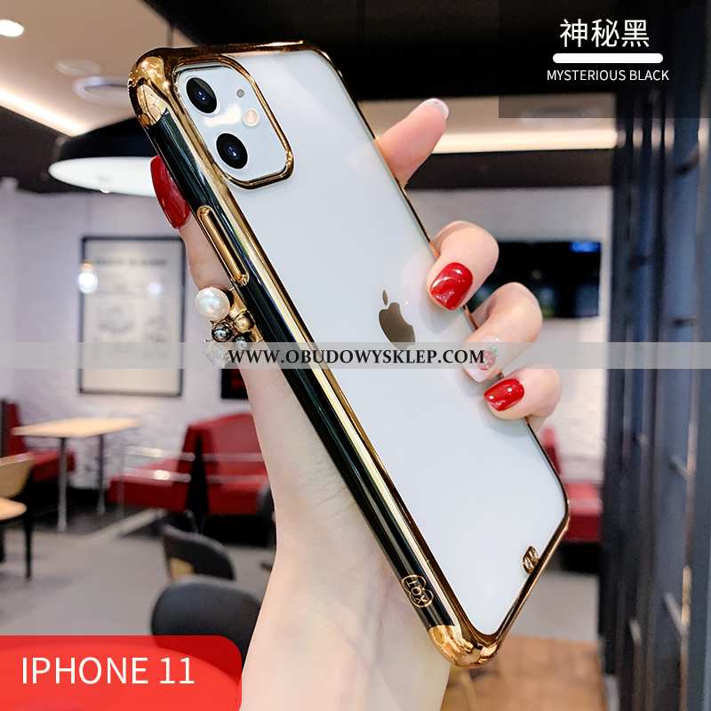 Obudowa iPhone 11 Silikonowe Futerał Proste, Etui iPhone 11 Przezroczysty Wysoki Koniec Czerwona