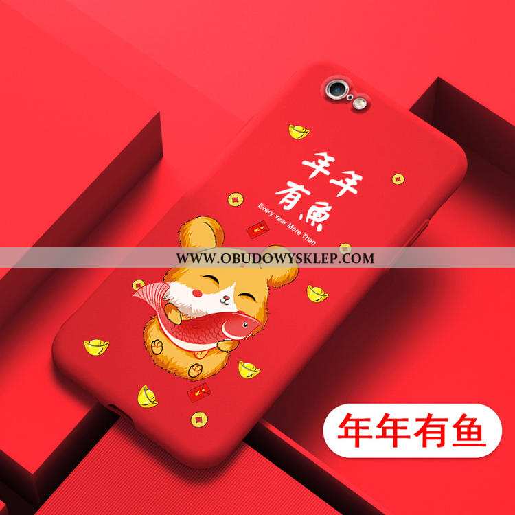 Obudowa iPhone 6/6s Miękki Ochraniacz Anti-fall, Etui iPhone 6/6s Silikonowe Futerał Czerwona