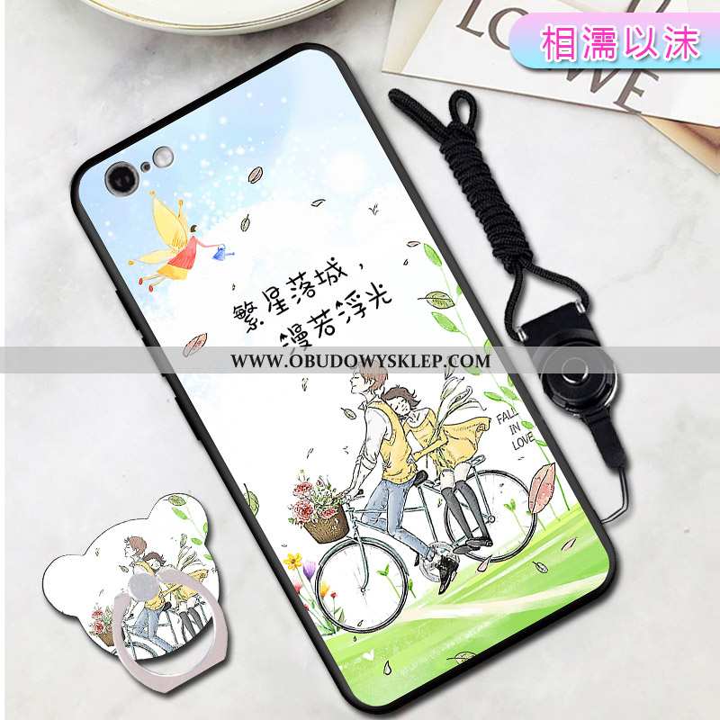 Obudowa iPhone 6/6s Osobowość All Inclusive Silikonowe, Etui iPhone 6/6s Wisząca Szyja Wspornik Czer