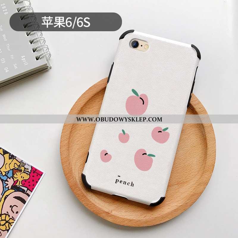 Obudowa iPhone 6/6s Plus Silikonowe Futerał Moda, Etui iPhone 6/6s Plus Ochraniacz Skórzane Biała