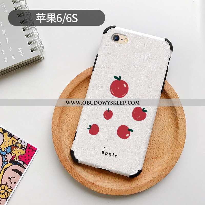 Obudowa iPhone 6/6s Plus Silikonowe Futerał Moda, Etui iPhone 6/6s Plus Ochraniacz Skórzane Biała