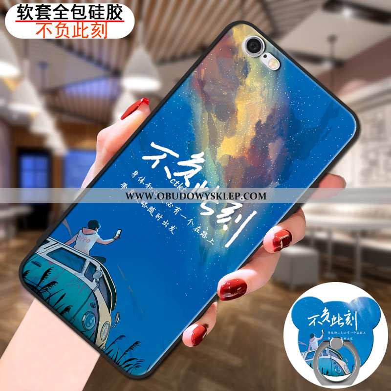 Obudowa iPhone 6/6s Trendy Wiszące Ozdoby Wspornik, Etui iPhone 6/6s Miękki Futerał Niebieska