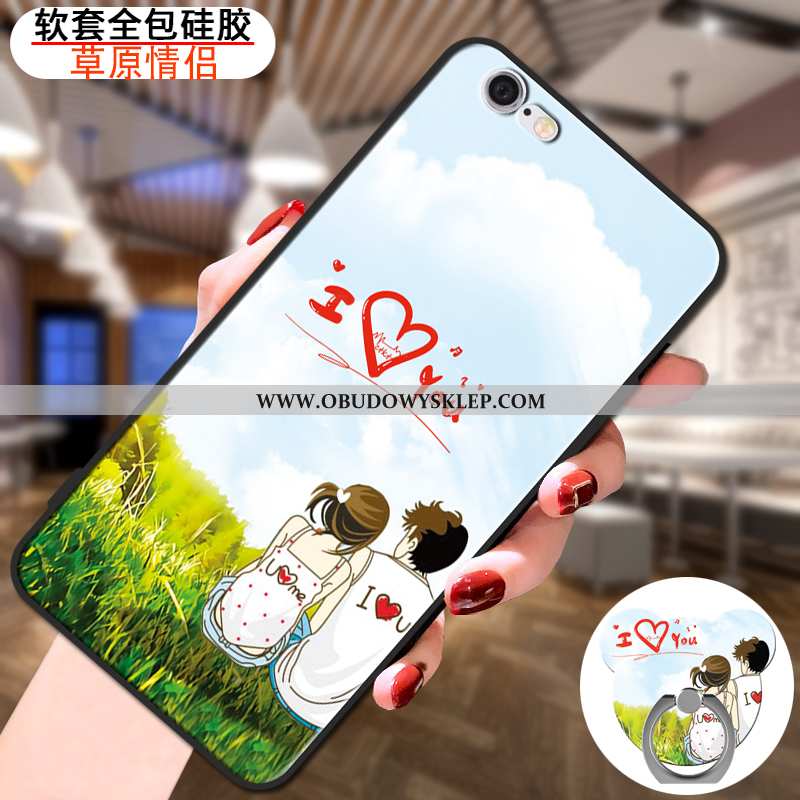 Obudowa iPhone 6/6s Trendy Wiszące Ozdoby Wspornik, Etui iPhone 6/6s Miękki Futerał Niebieska