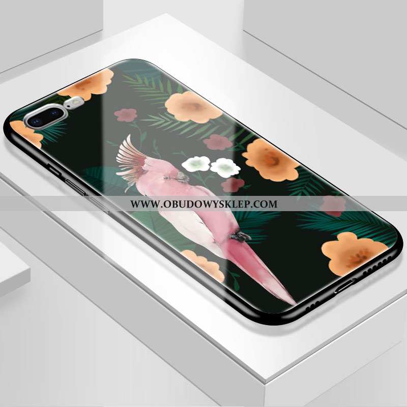 Obudowa iPhone 7 Plus Szkło Telefon Komórkowy Osobowość, Etui iPhone 7 Plus Moda Ochraniacz Czarna