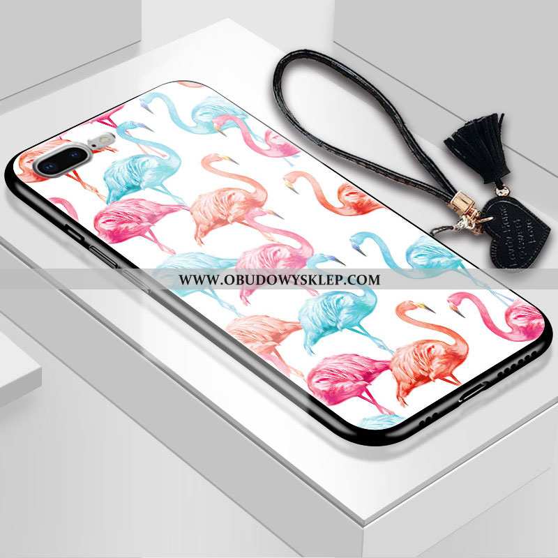 Obudowa iPhone 7 Plus Szkło Telefon Komórkowy Osobowość, Etui iPhone 7 Plus Moda Ochraniacz Czarna