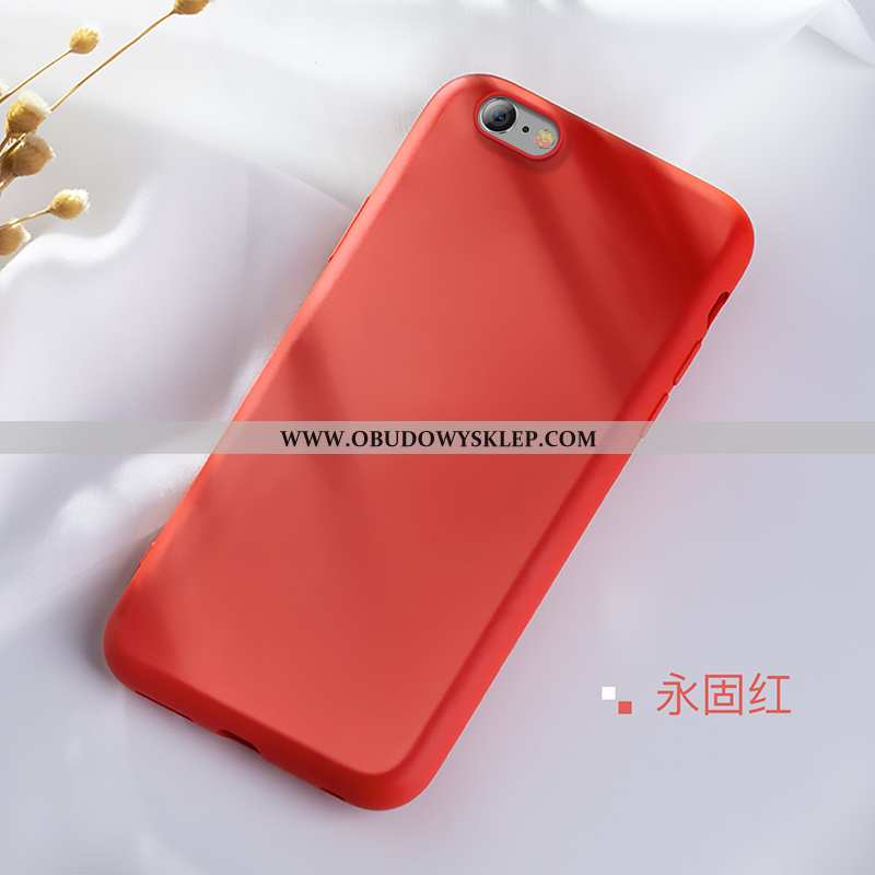 Obudowa iPhone 8 Ochraniacz Trendy Jednolity Kolor, Etui iPhone 8 Nubuku Silikonowe Rozowa