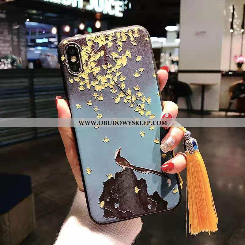 Obudowa iPhone Xs Max Moda Miękki All Inclusive, Etui iPhone Xs Max Nubuku Futerał Rozowa