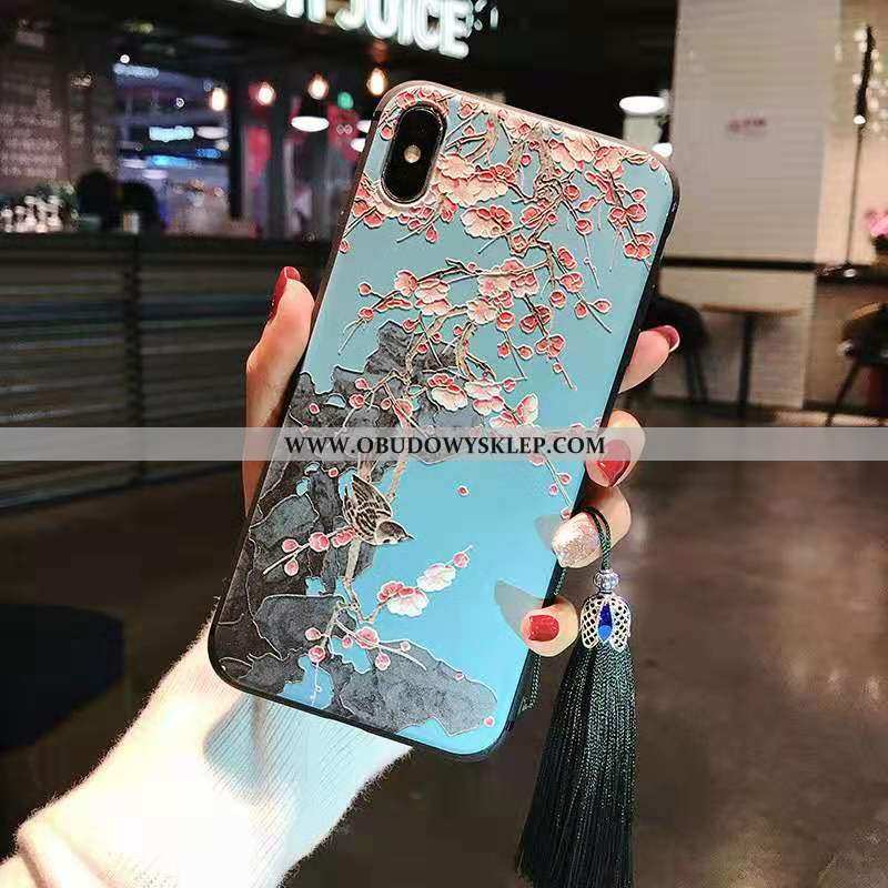 Obudowa iPhone Xs Max Moda Miękki All Inclusive, Etui iPhone Xs Max Nubuku Futerał Rozowa
