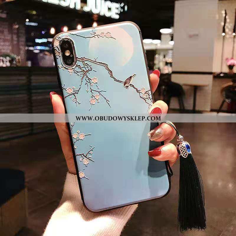 Obudowa iPhone Xs Max Moda Miękki All Inclusive, Etui iPhone Xs Max Nubuku Futerał Rozowa