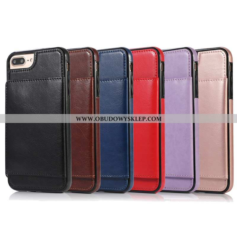 Obudowa iPhone Xs Max Skórzane Etui Różowe Pakiet Kart, iPhone Xs Max Kreatywne Portfel Rozowa