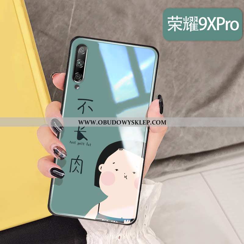 Pokrowce Honor 9x Pro Osobowość Zakochani Miękki, Obudowa Honor 9x Pro Kreatywne Szkło Hartowane Roz