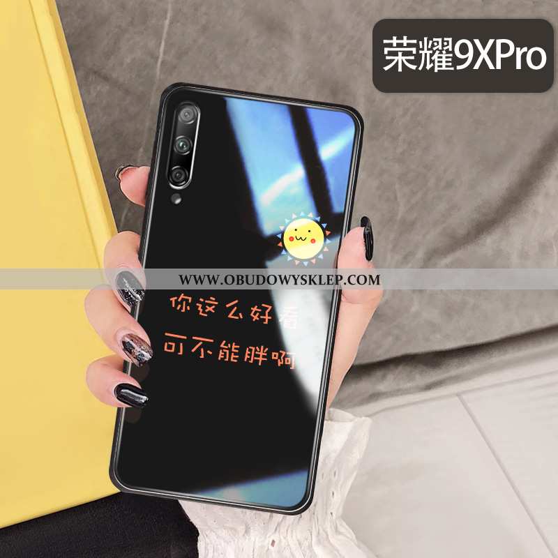 Pokrowce Honor 9x Pro Osobowość Zakochani Miękki, Obudowa Honor 9x Pro Kreatywne Szkło Hartowane Roz