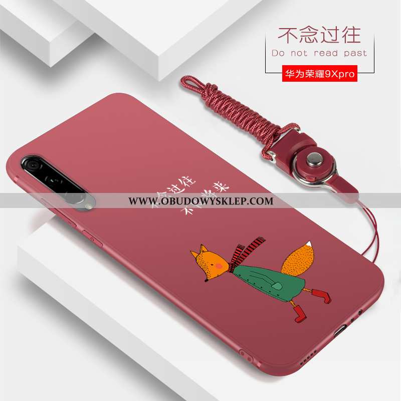 Pokrowce Honor 9x Pro Trendy Telefon Komórkowy Czerwony, Obudowa Honor 9x Pro Silikonowe Etui Czerwo