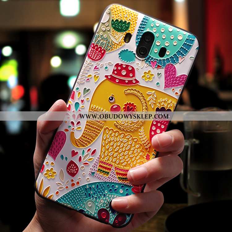 Pokrowce Huawei Mate 10 Cienkie Kreatywne Nubuku, Obudowa Huawei Mate 10 Miękki Wiszące Ozdoby Żółta