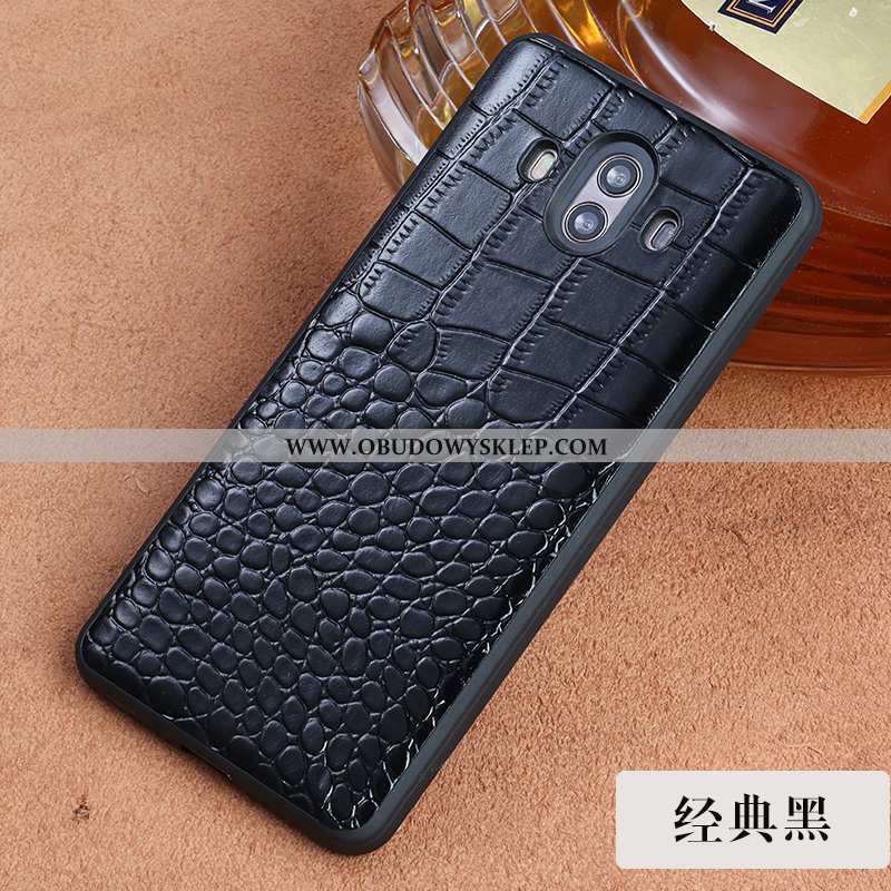 Pokrowce Huawei Mate 10 Prawdziwa Skóra All Inclusive Wino Czerwone, Obudowa Huawei Mate 10 Skóra Fu