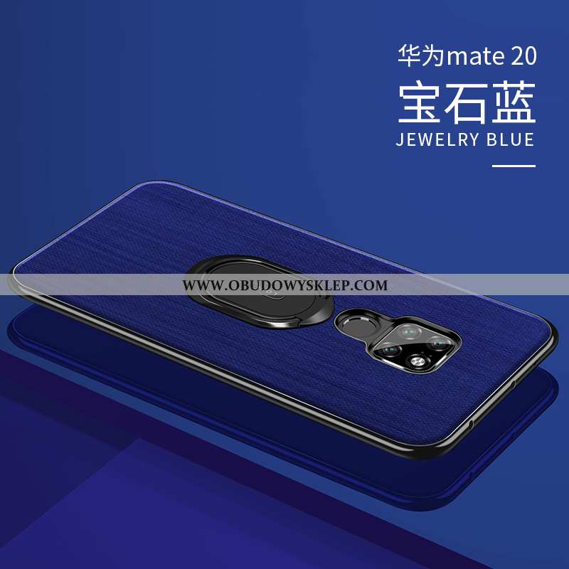 Pokrowce Huawei Mate 20 Silikonowe Ring Klamra, Obudowa Huawei Mate 20 Ochraniacz Anti-fall Czerwona