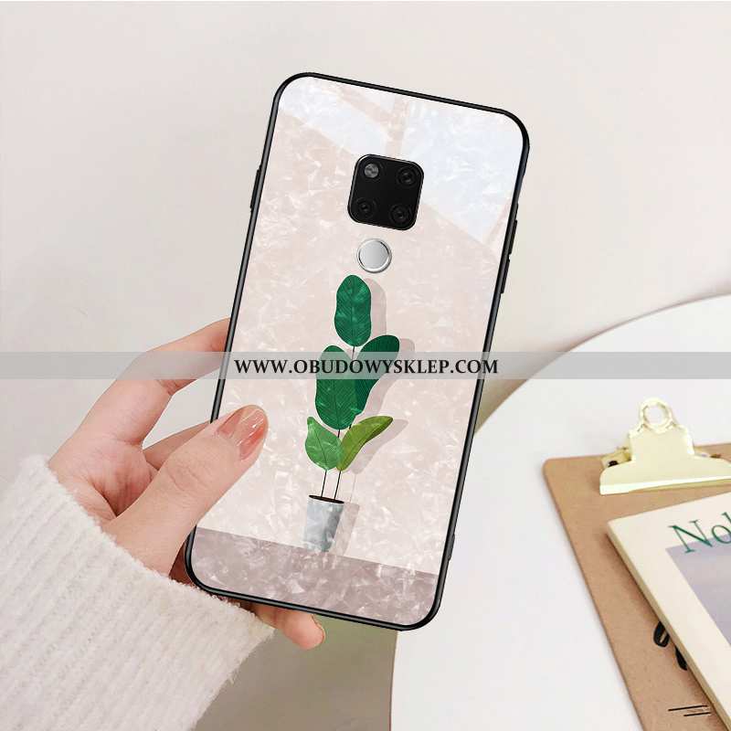 Pokrowce Huawei Mate 20 Szkło Wiatr Proste, Obudowa Huawei Mate 20 Moda Świeży Niebieska