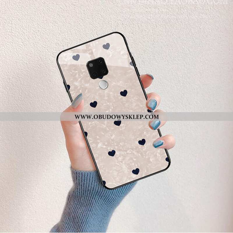 Pokrowce Huawei Mate 20 Szkło Wiatr Proste, Obudowa Huawei Mate 20 Moda Świeży Niebieska