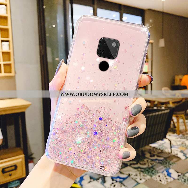 Pokrowce Huawei Mate 20 X Ochraniacz Quicksand Etui, Obudowa Huawei Mate 20 X Moda Czerwony Netto Zi