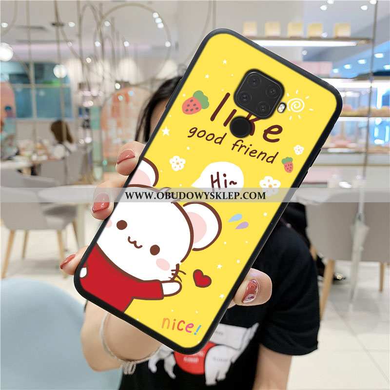 Pokrowce Huawei Mate 30 Lite Silikonowe Futerał Czerwony Netto, Obudowa Huawei Mate 30 Lite Ochrania