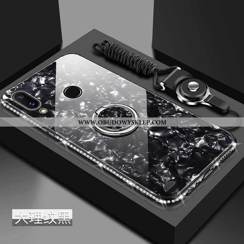 Pokrowce Huawei P Smart 2020 Ochraniacz Trudno Etui, Obudowa Huawei P Smart 2020 Szkło Miękki Rozowa
