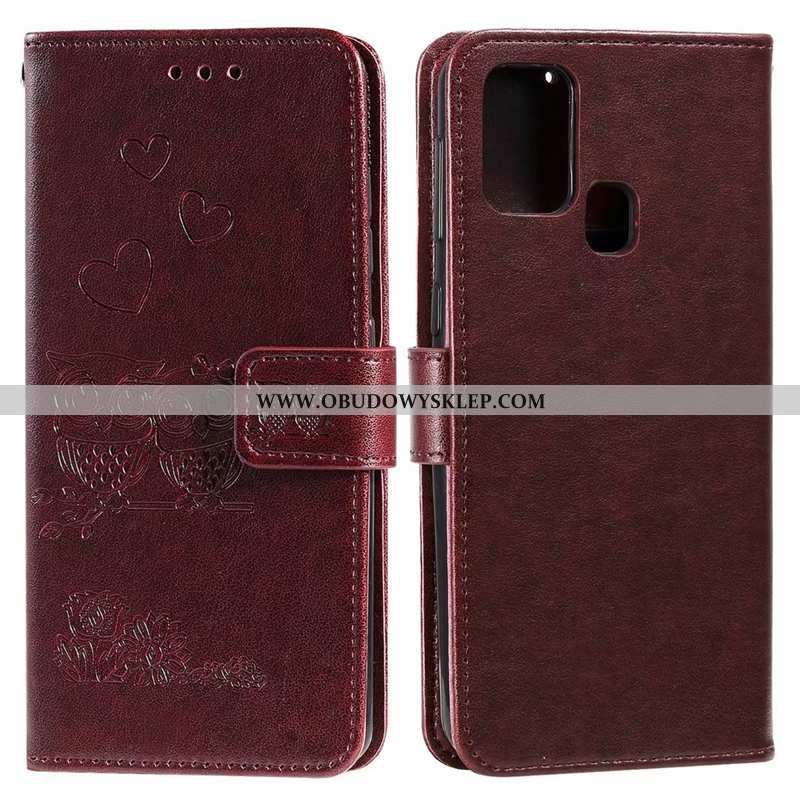 Pokrowce Huawei P Smart 2020 Skórzane Etui Telefon Komórkowy Purpurowy, Obudowa Huawei P Smart 2020 