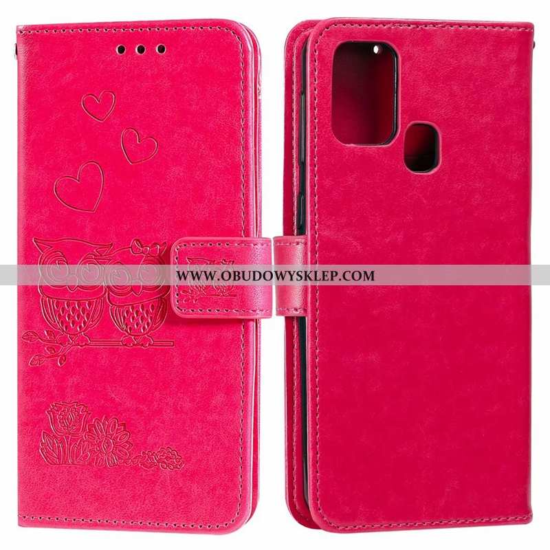 Pokrowce Huawei P Smart 2020 Skórzane Etui Telefon Komórkowy Purpurowy, Obudowa Huawei P Smart 2020 