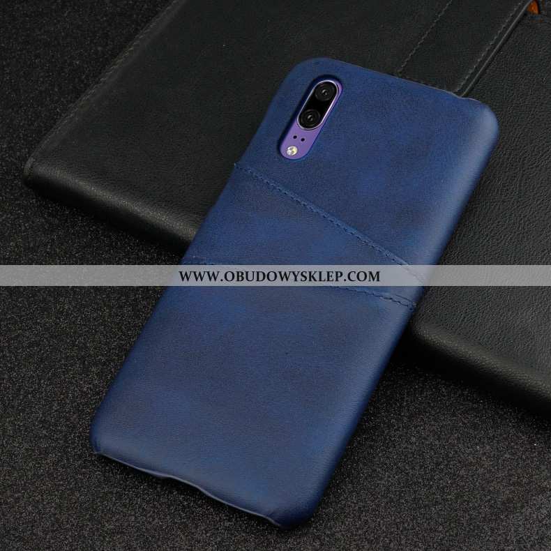 Pokrowce Huawei P20 Ochraniacz Filmy Wysoki Koniec, Obudowa Huawei P20 Skórzane Etui Futerał Brązowe