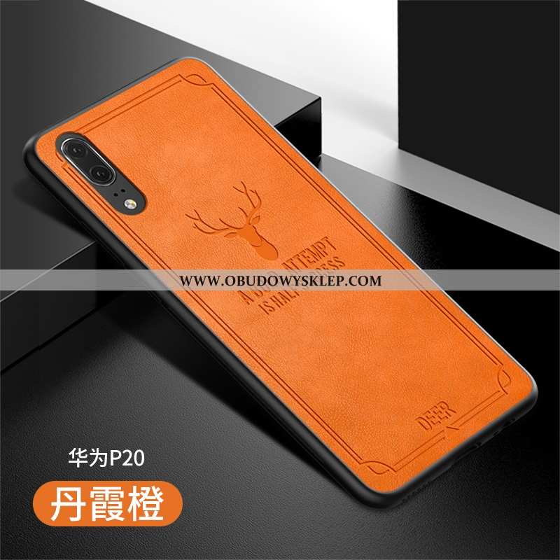 Pokrowce Huawei P20 Ochraniacz Telefon Komórkowy Futerał, Obudowa Huawei P20 Skórzane Etui Zielony Z