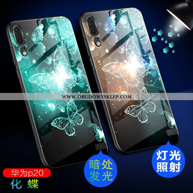 Pokrowce Huawei P20 Trendy Futerał Wysoki, Obudowa Huawei P20 Super Etui Zielone