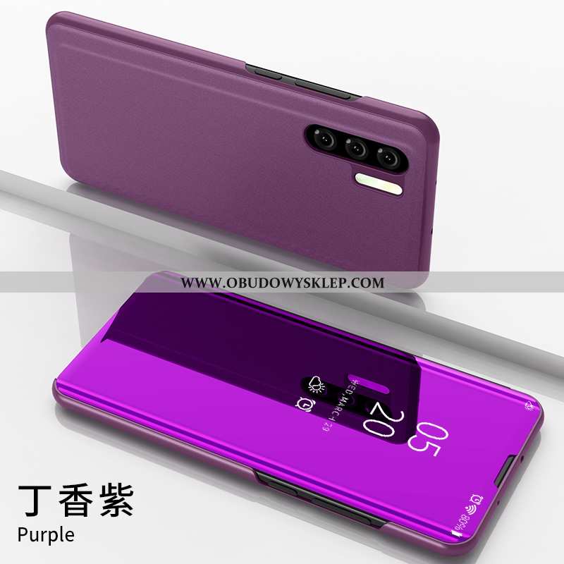 Pokrowce Huawei P30 Pro Ochraniacz Trendy Futerał, Obudowa Huawei P30 Pro Skórzane Etui Srebro Srebr