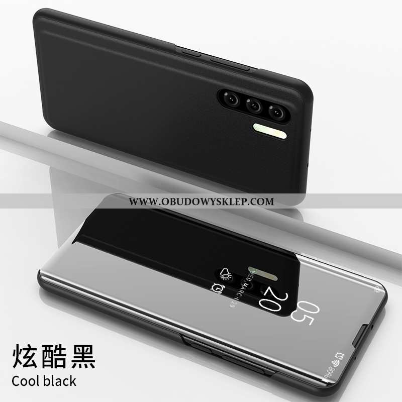 Pokrowce Huawei P30 Pro Ochraniacz Trendy Futerał, Obudowa Huawei P30 Pro Skórzane Etui Srebro Srebr