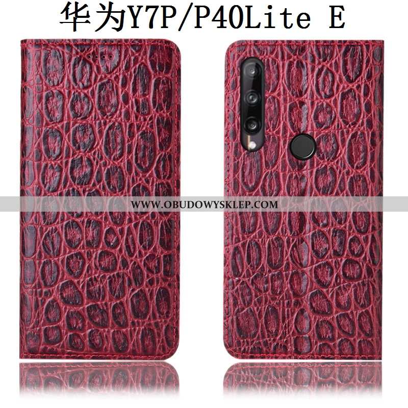 Pokrowce Huawei P40 Lite E Ochraniacz Anti-fall Wino Czerwone, Obudowa Huawei P40 Lite E Skórzane Et