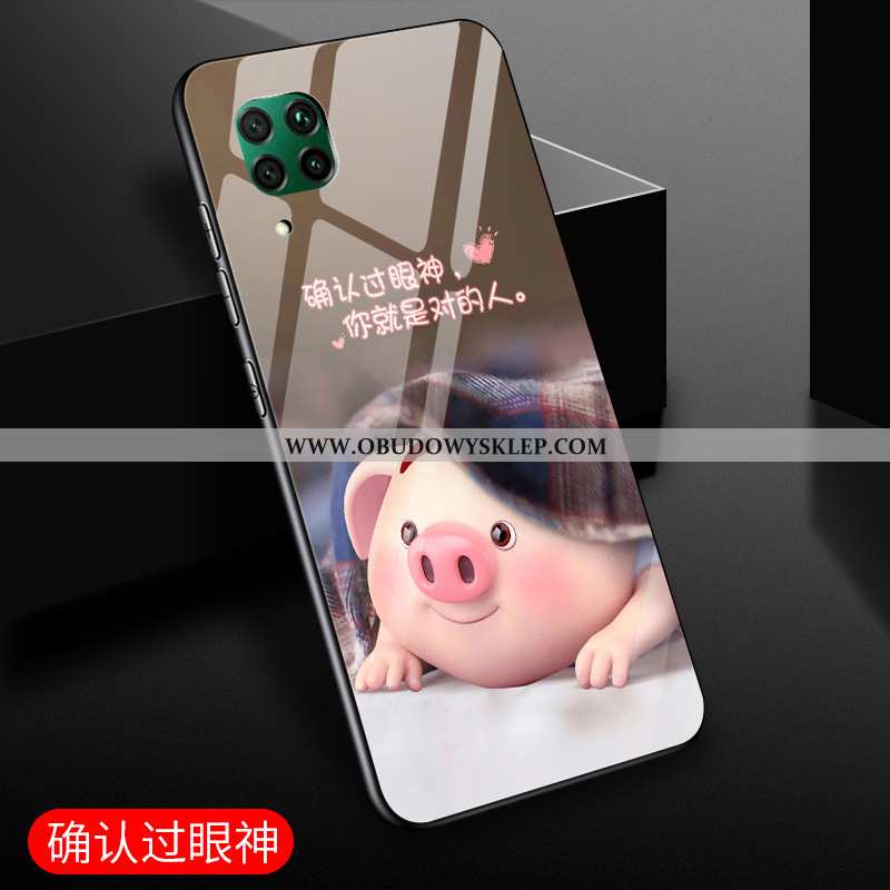 Pokrowce Huawei P40 Lite Kreatywne Mały Anti-fall, Obudowa Huawei P40 Lite Ochraniacz Purpurowy Fiol