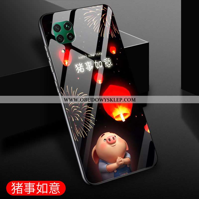 Pokrowce Huawei P40 Lite Kreatywne Mały Anti-fall, Obudowa Huawei P40 Lite Ochraniacz Purpurowy Fiol