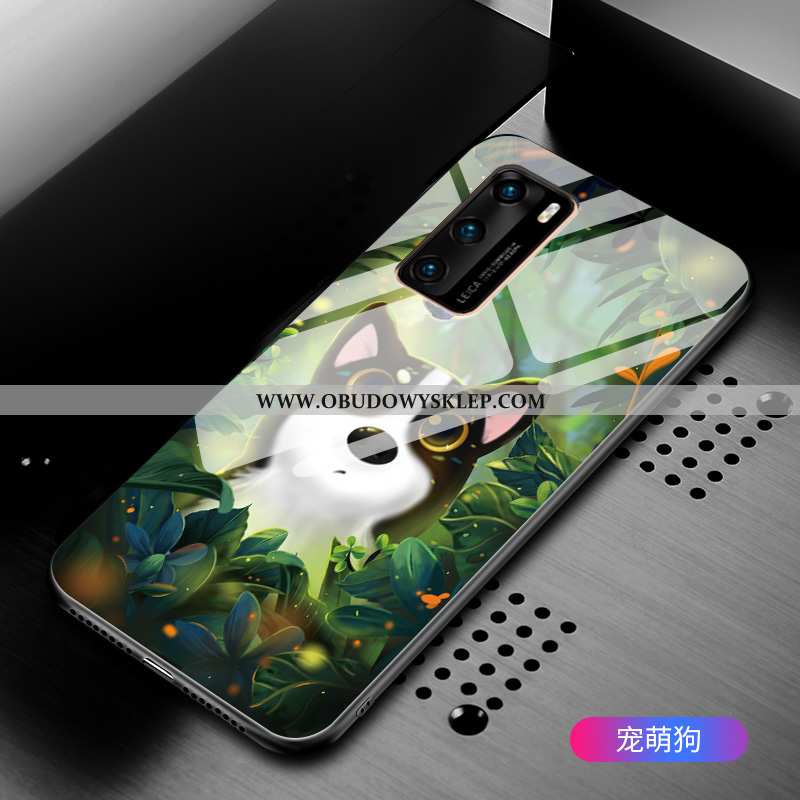 Pokrowce Huawei P40 Miękki Telefon Komórkowy Futerał, Obudowa Huawei P40 Ochraniacz Lustro Czarna