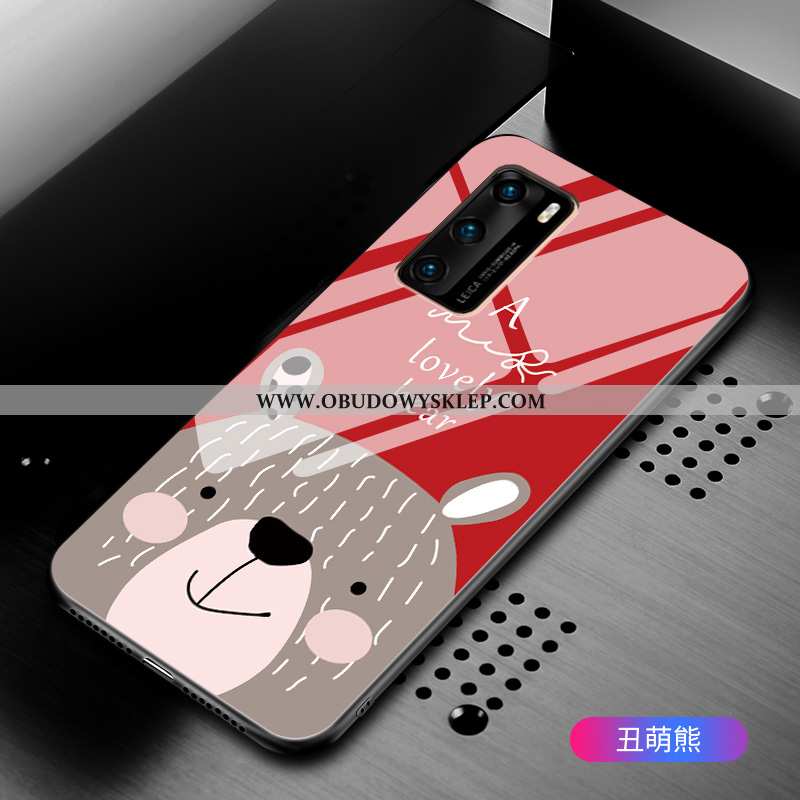 Pokrowce Huawei P40 Miękki Telefon Komórkowy Futerał, Obudowa Huawei P40 Ochraniacz Lustro Czarna