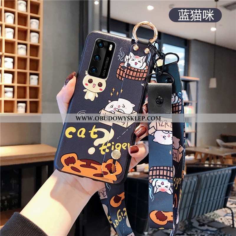 Pokrowce Huawei P40 Moda Etui Telefon Komórkowy, Obudowa Huawei P40 Osobowość Miękki Niebieska